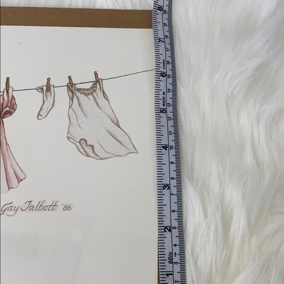 Vintage Gay Talbots Teddy Bear drying on a clothesline - Picture 5 of 6